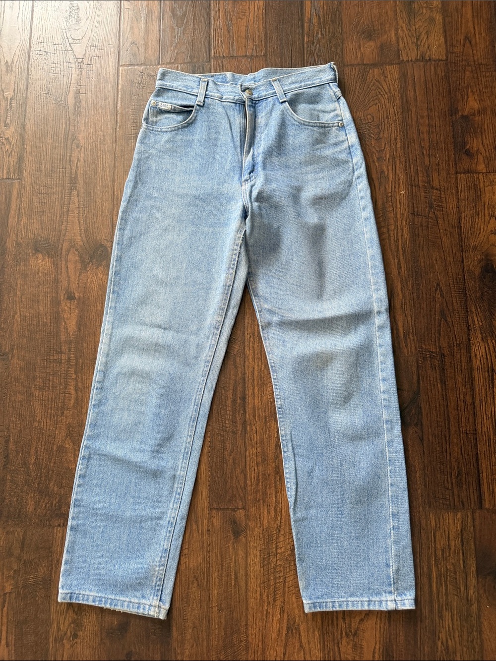 Lee Light Blue Straight Leg Women's Jeans